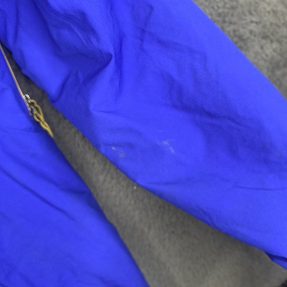 Patagonia Jacket Womens Medium Blue Yellow H2No Hooded Triolet STY84340 - Picture 16 of 16